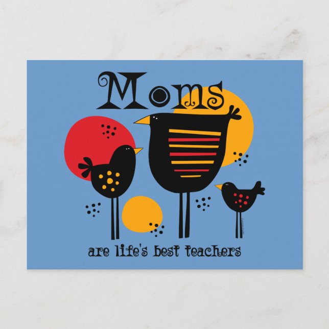 Carte postale de Maman Life du meilleur enseignant (Devant)