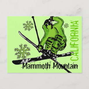 Carte postale de Mammoth Mountain California green