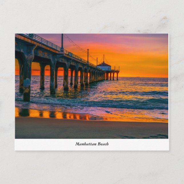 Carte postale de Manhattan Beach Pier (Devant)