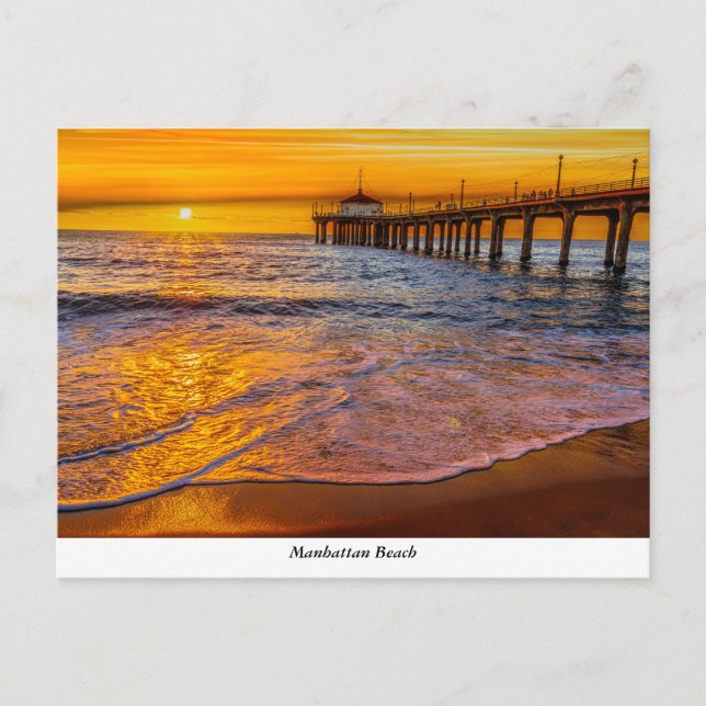 Carte postale de Manhattan Beach Pier (Devant)