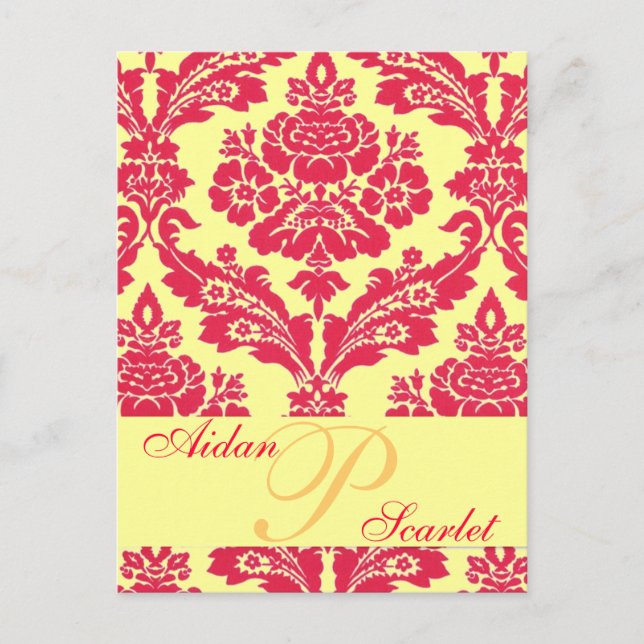 CARTE POSTALE DE MARIAGE POUR ENREGISTRER LA DATE  (Devant)