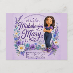 Carte postale de Marie la mal élevée