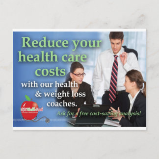 Carte postale de marketing d'entreprise