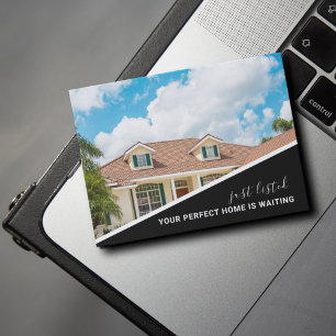 Carte postale de marketing immobilier de photo mod
