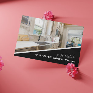 Carte postale de marketing immobilier de photo mod