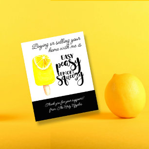 Carte postale de marketing immobilier Easy Peasy L