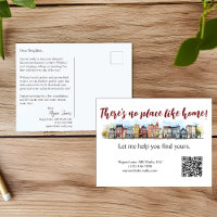 Carte postale de marketing immobilier Realtor Mail