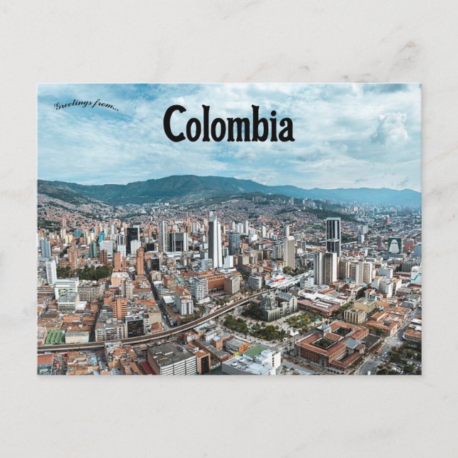 Carte postale de Medellin Colombie (Devant)
