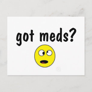Carte postale de médicaments