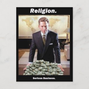 Carte postale de mème de scientologie David Miscav