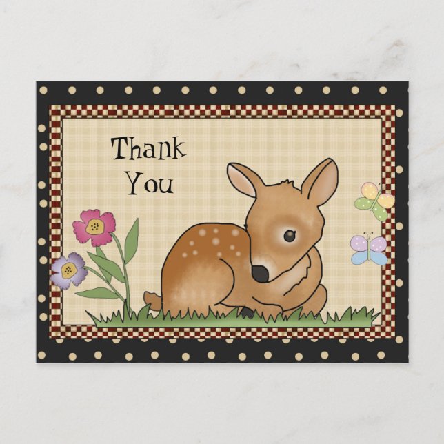 Carte postale de Merci Deer (Devant)