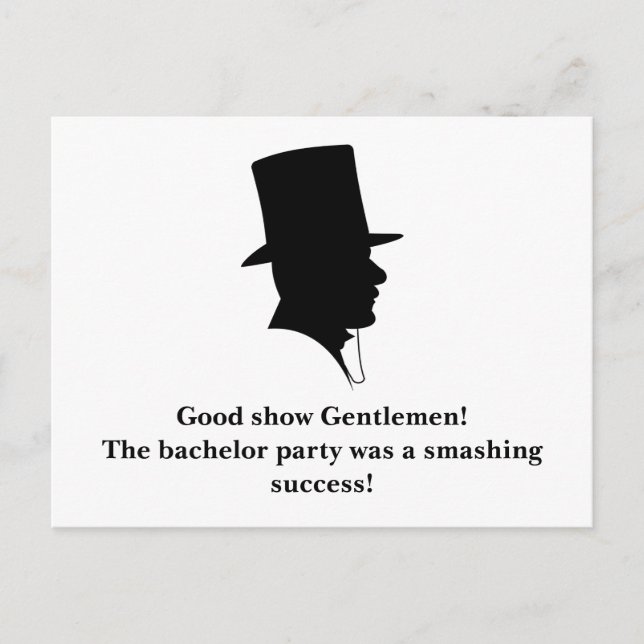 Carte postale de Merci d'enterrement de vie de (Devant)