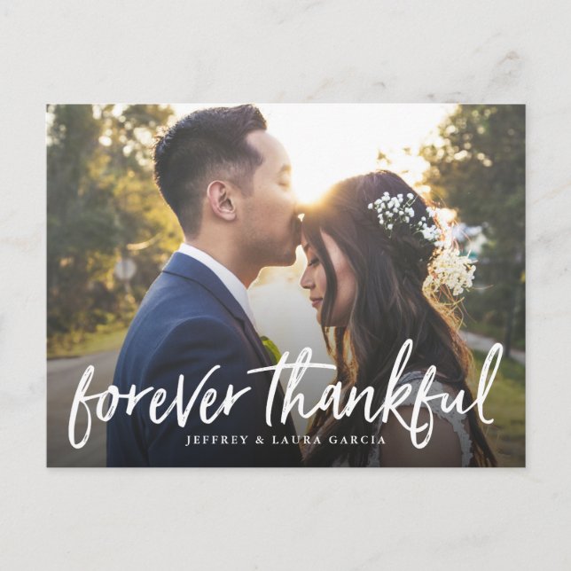 Carte postale de Merci Mariage pour toujours (Devant)