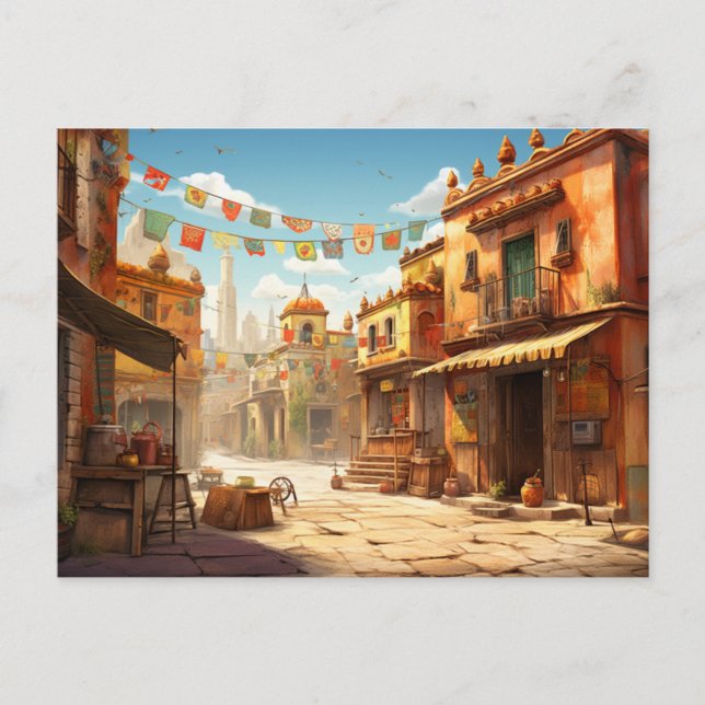 Carte postale de Mexico Streets (Devant)