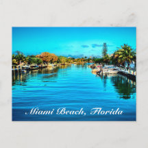 Carte postale de Miami Beach Floride