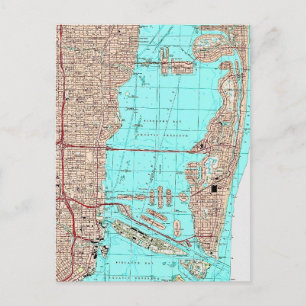 Carte postale de Miami Floride