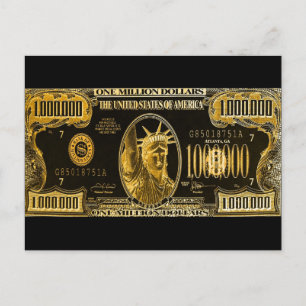 Carte postale de million de vœux pour vous