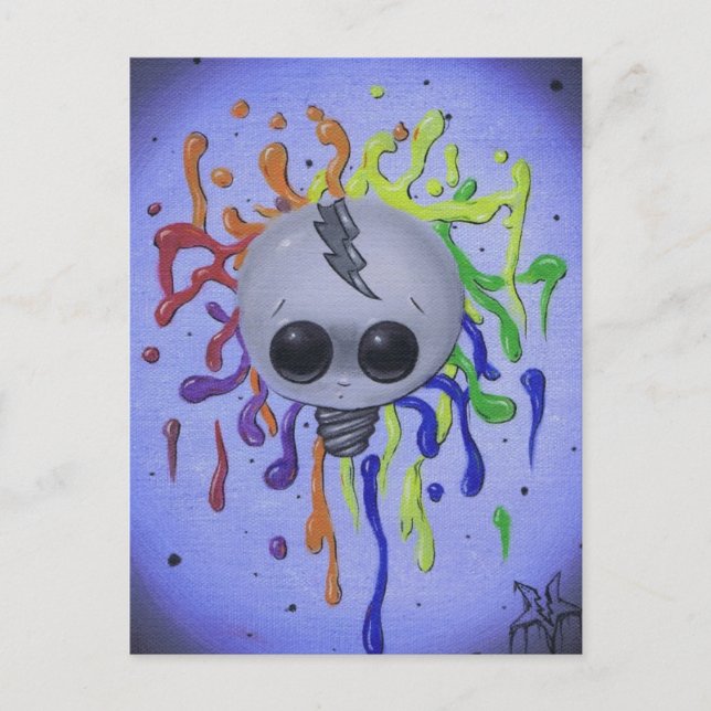 carte postale de moins de 40 watts (Devant)