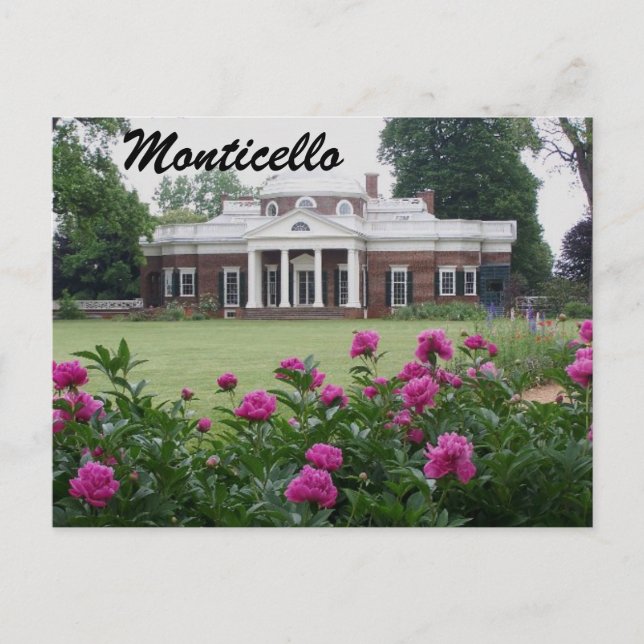 Carte postale de Monticello photographique   (Devant)