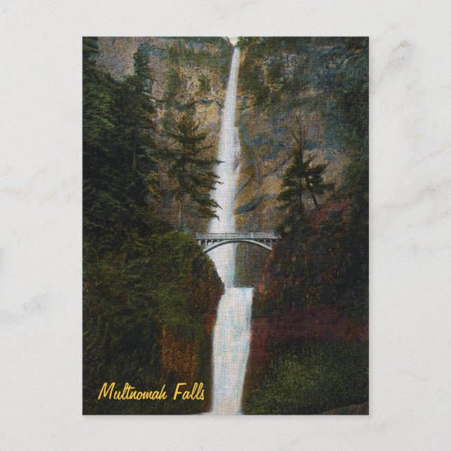 Carte postale de Multnomah Falls (Devant)