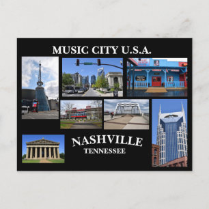 Carte postale de MUSIC CITY USA