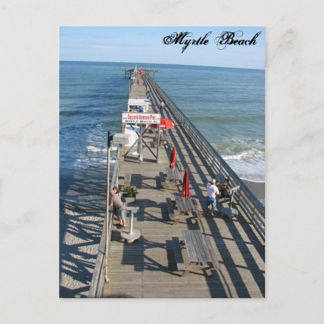 Carte postale de Myrtle Beach en Caroline du Sud (Devant)