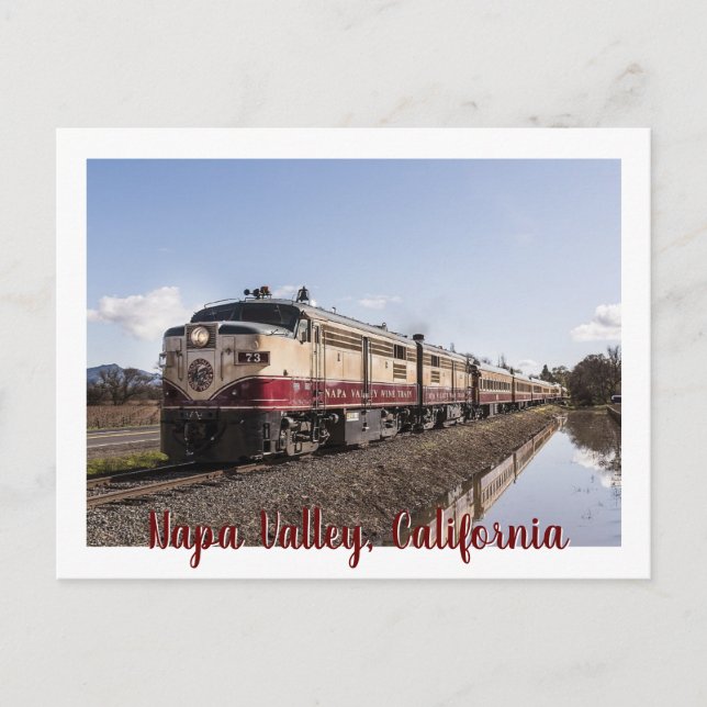 Carte postale de Napa Valley California Wine Train (Devant)