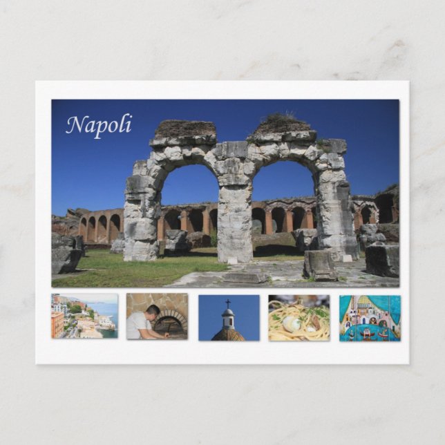 Carte postale de Napoli, Italie (Devant)