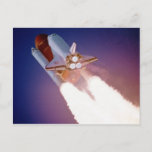 Carte postale de navette spatiale<br><div class="desc">Carte postale représentant le vol d'une navette spatiale</div>