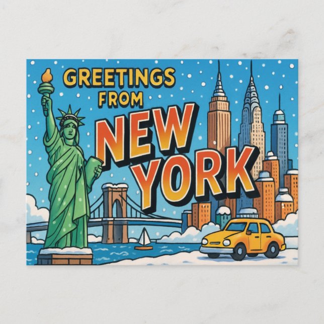Carte postale de NEW YORK (Devant)