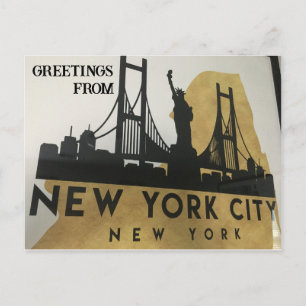 Carte postale de New York City
