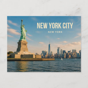 Carte postale de New York City, New York