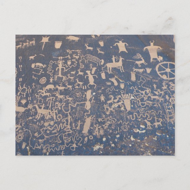 Carte postale de Newspaper Rock (Devant)