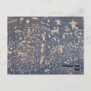 Carte postale de Newspaper Rock
