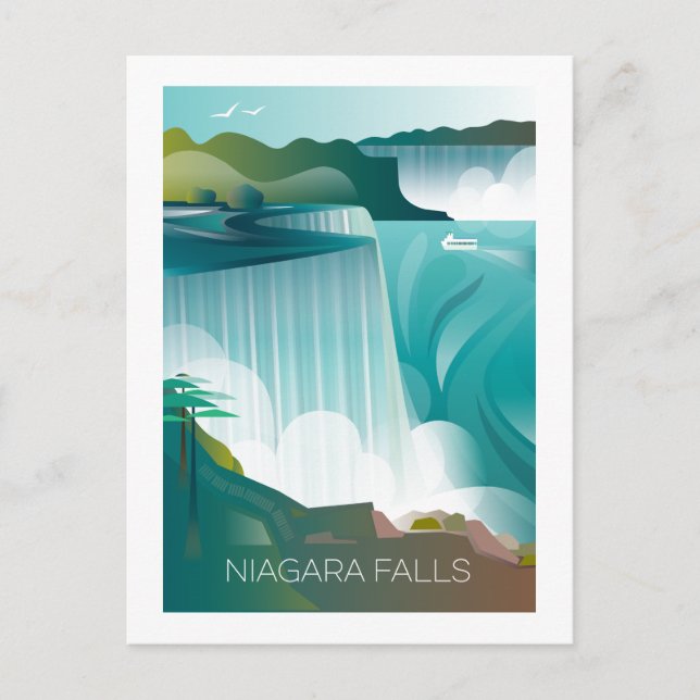 Carte postale de Niagara Falls (Devant)