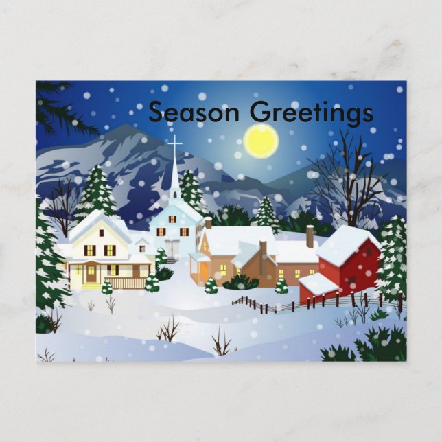 Carte postale de Noël (Devant)