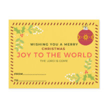 Carte postale de Noël