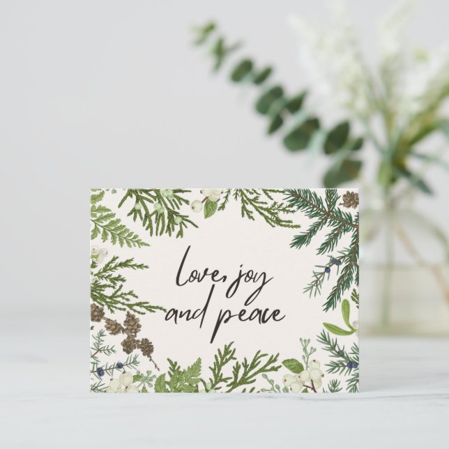 Carte postale de Noël (Debout devant)