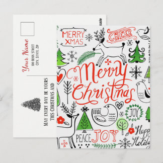 Carte postale de Noël