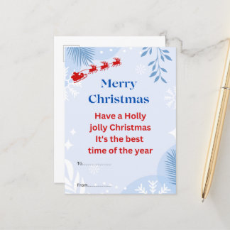 Carte postale de Noël
