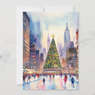 Carte postale de Noël à New York