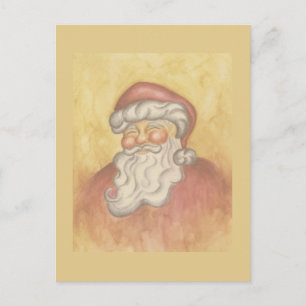 Carte postale de Noël classique du Père Noël