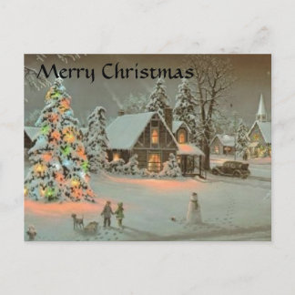 Carte postale de Noël - Customisée