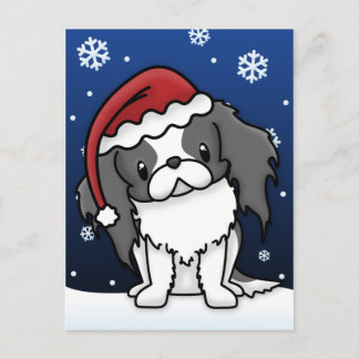 Carte postale de Noël de Chin de Japonais de