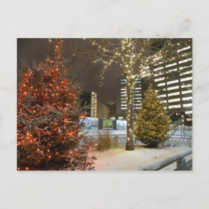 Carte postale de Noël de Detroit