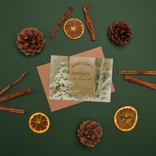 Carte postale de Noël de Hongrie 1901 (Créateur téléchargé)