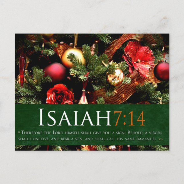 Carte postale de Noël de la Nativité religieuse (Devant)