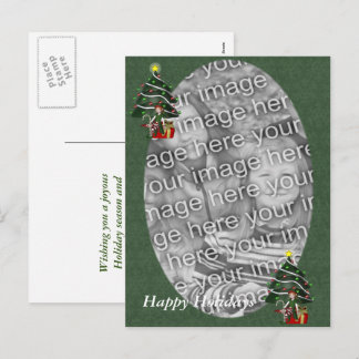 Carte postale de Noël Elf Fille mignonne