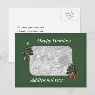 Carte postale de Noël Elf Fille mignonne