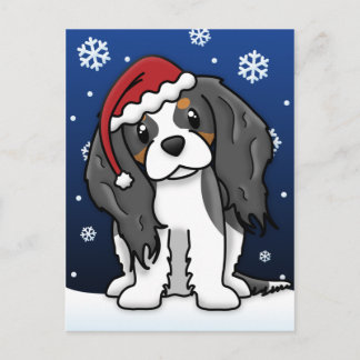 Carte postale de Noël espagnole Kawaii Tri Cavalie